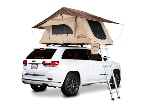 Airbedz SOFTSHELL ROOFTOP TENT1.4 KHAKI W/COFFEE BROWN TRIM