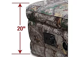 Airbedz Qn realtree camo fabric xtreme 20in w/built-in elec air pump, prem fabric indoor air mat