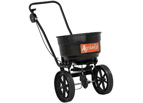 Agri-Fab Inc DELUXE PUSH SPREADER, 50 LB, BLACK