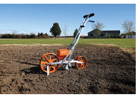 Agri-Fab Inc GARDEN SEEDER W/ 6 SEED PLATES, ORANGE/SILVER