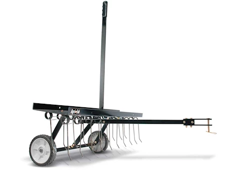 Agri-Fab Inc TINE DE-TACHER, 40IN TRAY, SEMI-PNEUMATIC WHEELS, BLACK