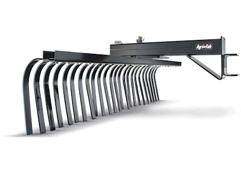 Agri-Fab Inc SLEEVE HITCH ROCK RAKE, 1/4IN TANGS, 48IN WORKING WIDTH, BLACK