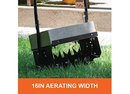 Agri-Fab Inc Push spike aerator, 16in, black