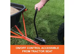 Agri-Fab Inc Tow spreader, 110lb, orange/black