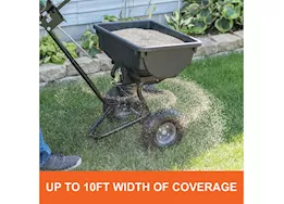 Agri-Fab Inc Push spreader pro, 85lb, black