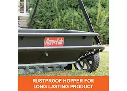 Agri-Fab Inc Tow drop spiker/speeder/spreader, 100lb, black
