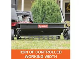 Agri-Fab Inc Tow drop spiker/speeder/spreader, 100lb, black