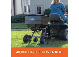 Agri-Fab Inc Lawn & garden tow spreader, 185lb, orange/black