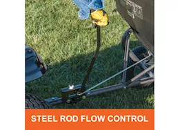 Agri-Fab Inc Lawn & garden tow spreader, 185lb, orange/black