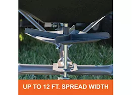 Agri-Fab Inc Lawn & garden tow spreader, 185lb, orange/black