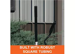 Agri-Fab Inc Zero turn bucket holder, holds 5 gal bucket (not included), black