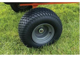 Agri-Fab Inc Atv/utv poly cart, holds up to 1000lbs, 18.5in x 9.5in pneumatic tires, orange/b