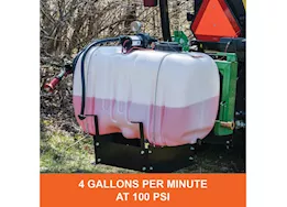 Agri-Fab Inc Deluxe 3-pt sprayer, 45 gal, white/black