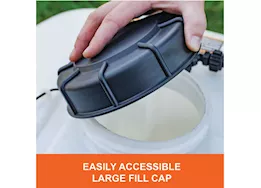 Agri-Fab Inc Tow sprayer, 45 gallon tank, black/white