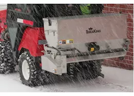 Agri-Fab Inc Drop spreader, 5 cu ft, 3-pt hitch, 350 lb capacity, stainless steel, silver