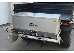 Agri-Fab Inc Drop spreader, 5 cu ft, 2in, 350 lb capacity, stainless steel, silver