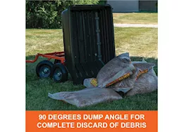 Agri-Fab Inc Four wheel garden cart, 500lb tow capacity, 13in x 4in knobby trad tires