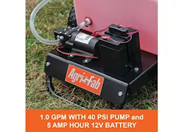 Agri-Fab Inc Push/pull sprayer, 6 gal, 12v battery operated, black/white