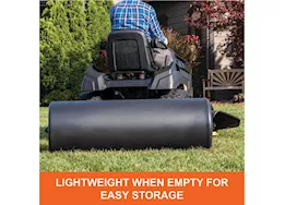 Agri-Fab Inc Push/tow poly roller, 18in x 48in, 550lb capacity, black