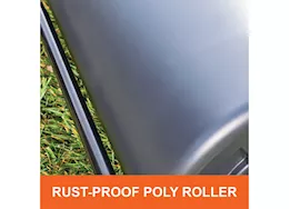 Agri-Fab Inc Push/tow poly roller, 18in x 48in, 550lb capacity, black