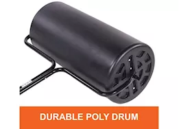 Agri-Fab Inc Push/tow poly roller, 18in x 36in, 400lb capacity, black