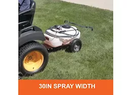 Agri-Fab Inc Tow sprayer, 15 gal, 13in pneumatic wheels, black