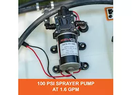 Agri-Fab Inc Tow sprayer, 25 gal, 13in pneumatic wheels, black