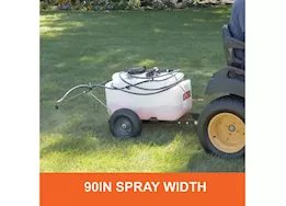 Agri-Fab Inc Tow sprayer, 25 gal, 13in pneumatic wheels, black