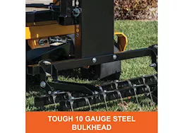 Agri-Fab Inc Zero turn detacher, 48in, 5in anti scalp wheel, black