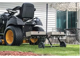 Agri-Fab Inc Tine de-tacher, 40in tray, semi-pneumatic wheels, black