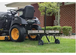 Agri-Fab Inc Tine de-tacher, 48in tray, semi-pneumatic wheels, black