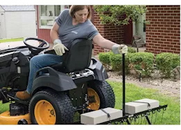 Agri-Fab Inc Tine de-tacher, 48in tray, semi-pneumatic wheels, black