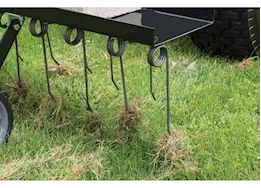 Agri-Fab Inc Tine de-tacher, 40in tray, semi-pneumatic wheels, black