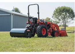 Agri-Fab Inc Steel tow roller, 24in x 60in, 1150 lb capacity, black
