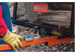 Agri-Fab Inc Atv/utv cart, 18in, 18in x 9.5in pneumatic tires, orange/black