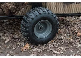Agri-Fab Inc Atv/utv cart, 18in, 18in x 9.5in pneumatic tires, orange/black
