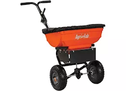 Agri-Fab Inc Ice melt spreader, 85lb, black/orange