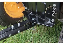 Agri-Fab Inc Steel tow roller, 24in x 36in, 640 lb capacity, black