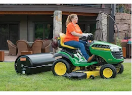 Agri-Fab Inc Steel tow roller, 24in x 48in, 910 lb capacity, black