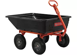 Agri-Fab Inc Four wheel garden cart, 500lb tow capacity, 13in x 4in knobby trad tires