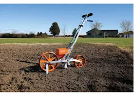 Agri-Fab Inc Garden seeder w/ 6 seed plates, orange/silver