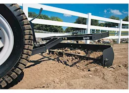 Agri-Fab Inc Sleeve hitch scraper box, 3/16in steel blade, black
