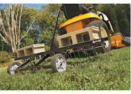 Agri-Fab Inc Tine de-tacher, 48in tray, semi-pneumatic wheels, black