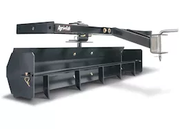Agri-Fab Inc Sleeve hitch scraper box, 3/16in steel blade, black