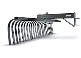 Agri-Fab Inc Sleeve hitch rock rake, 1/4in tangs, 48in working width, black