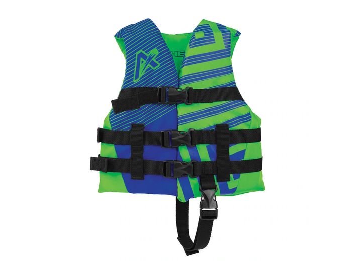 AIRHEAD TREND SERIES CHILD LIFE JACKET - GREEN/BLUE