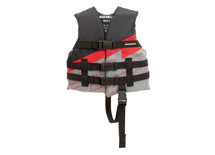 AIRHEAD BOLT CHILD LIFE JACKET - GRAY/RED