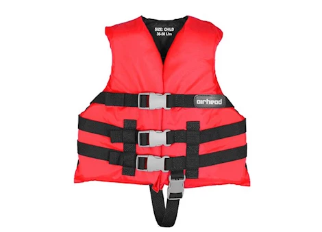 Airhead General Boating Series Child Life Vest - Red | Omni Outdoor Living