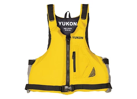 Yukon Charlie's Base Paddle Vest Series Youth Life Jacket - Yellow Main Image