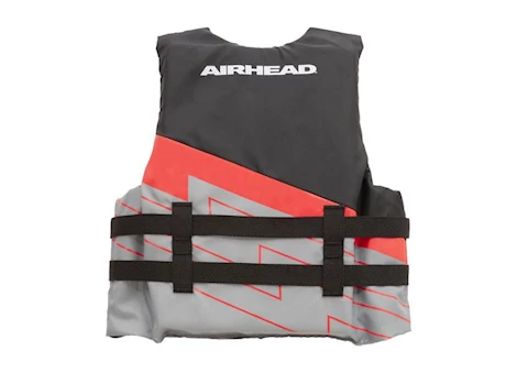 Airhead Bolt Youth Life Jacket - Gray/Red